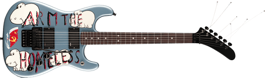 Fender Tom Morello Arm The Homeless Stratocaster - Blue Ice Metallic
