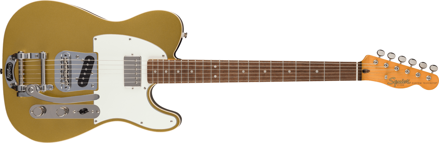 Fender Squier Classic Vibe Custom Telecaster SH with Bigsby - Aztec Gold