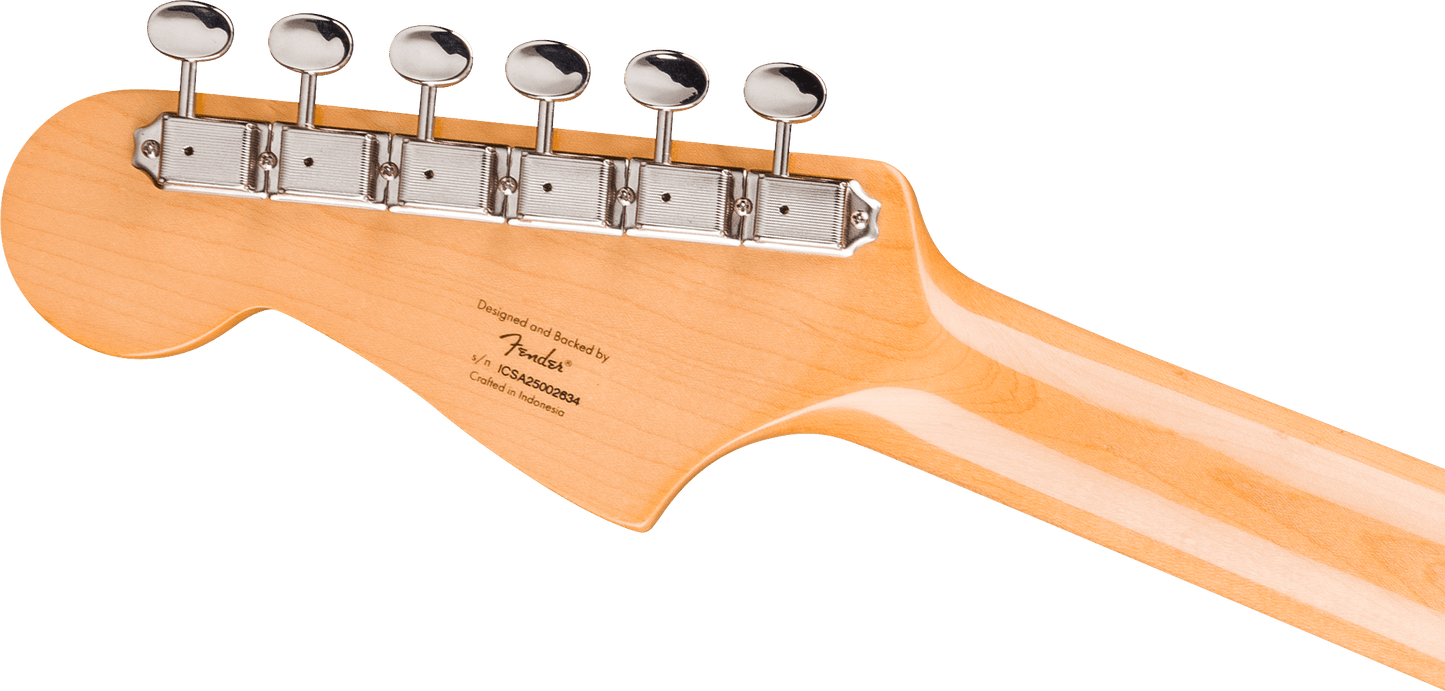 Fender Squier FSR Classic Vibe '60s Jazzmaster Laurel Fingerboard Tortoiseshell Pickguard Matching Headstock Burgundy Mist Metallic