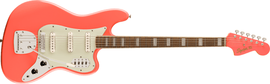 Fender Squier FSR Classic Vibe Bass VI Laurel Fingerboard Mint Pickguard Matching Headstock Tahitian Coral