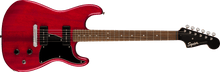 Load image into Gallery viewer, Fender Squier Paranormal Strat-O-Sonic - Crimson Red Transparent