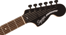 Load image into Gallery viewer, Fender Squier FSR Affinity Series Stratocaster HSS Laurel Fingerboard Black Pickguard Black Hardware Matching Headstock Metallic Black