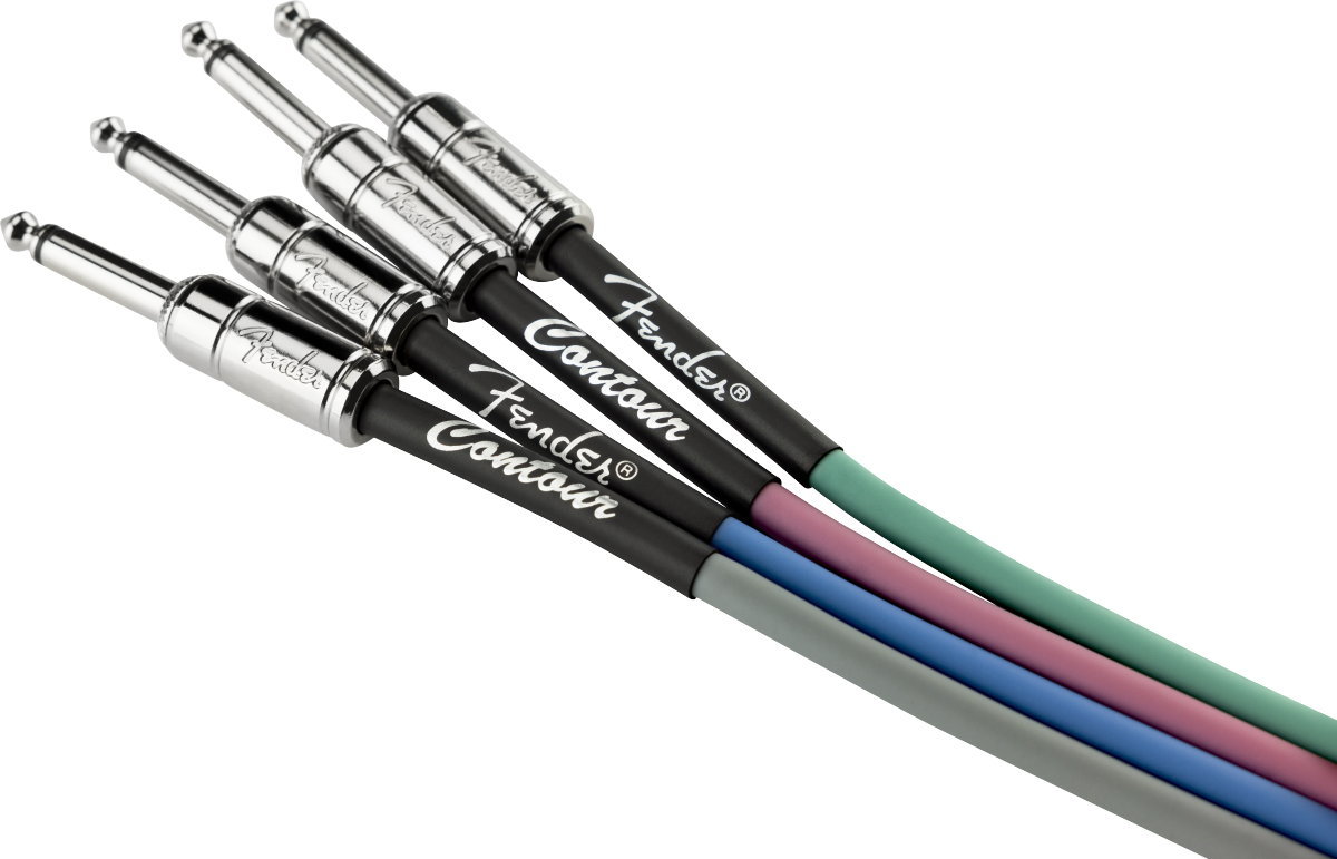 Fender Contour 15' Cable - Inca Silver