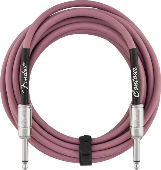 Fender Contour 15' Cable - Burgundy Mist
