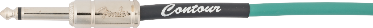 Fender Contour Instrument Cable Sherwood Green 10'