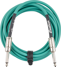 Load image into Gallery viewer, Fender Contour Instrument Cable Sherwood Green 10'