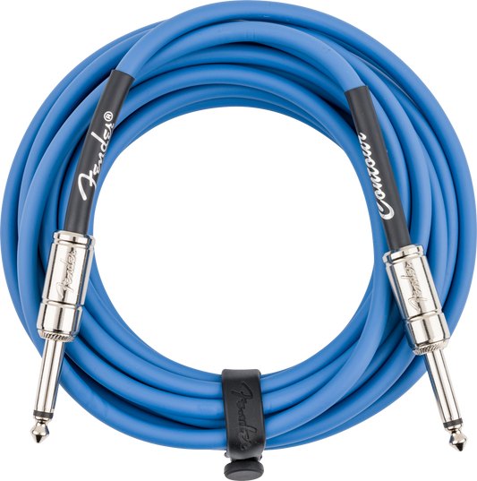 Fender Contour Instrument Cable Lake Placid Blue 18.6'