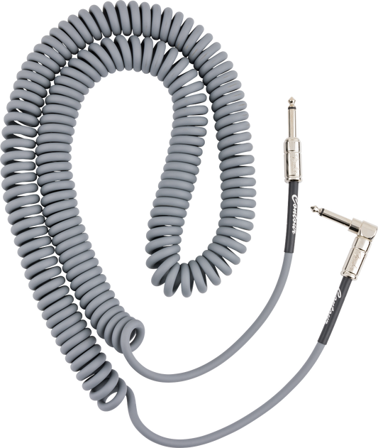 Fender Contour 30' Coiled Cable Inca Silver