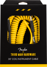 Load image into Gallery viewer, Fender 30' Coil Cable Fender x Third Man Hardware - Yellow