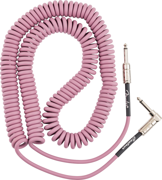 Fender Contour 30' Coiled Cable Burgundy Mist