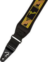 Load image into Gallery viewer, Fender Swell 2" Neoprene Strap Blk/Ylw/Brn