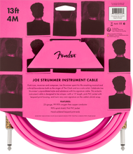 Load image into Gallery viewer, Fender Joe Strummer 13' Instrument Cable - Pink Leopard