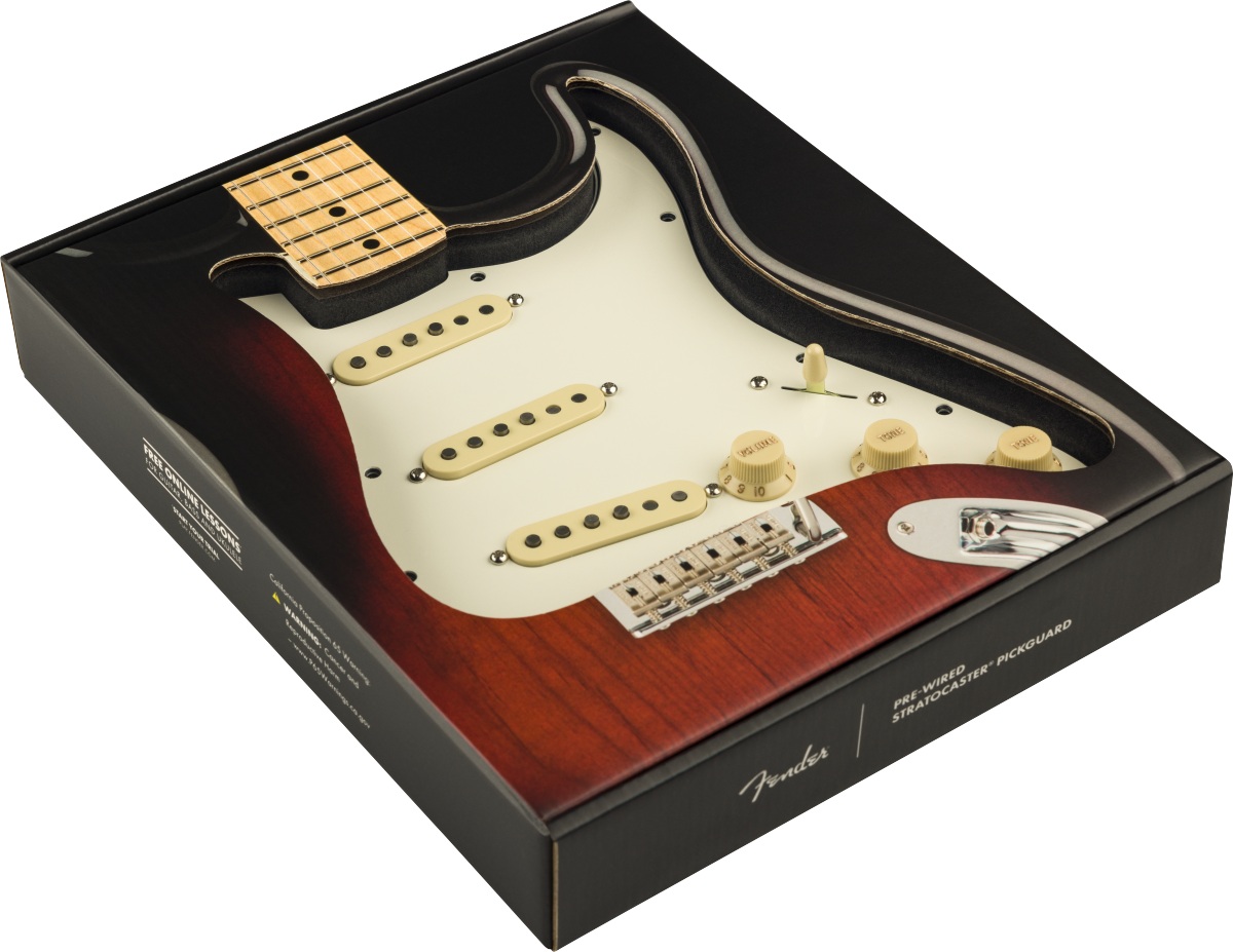 Fender Pre-Wired Strat Pickguard Pure Vintage '59 w/RWRP Midde