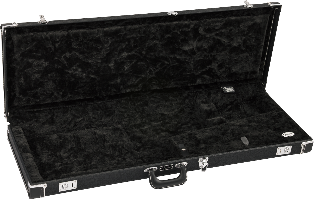 Fender Classic Series Wood Case - Strat/Tele, Left-Hand, Black
