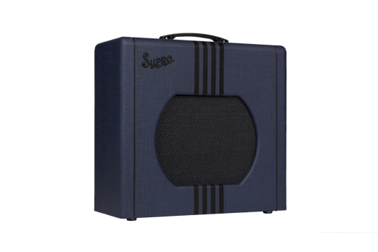 Supro Delta King 12 Guitar Amplifier - Navy Blue