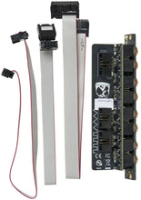 Load image into Gallery viewer, Modular Synth components including module, and ribbon cables on a white background