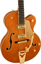 Load image into Gallery viewer, Gretsch Synchromatic Nashville Hollow Body Single-Cut with Bigsby Ebony Fingerboard - Orange Stain
