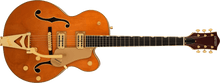 Load image into Gallery viewer, Gretsch Synchromatic Nashville Hollow Body Single-Cut with Bigsby Ebony Fingerboard - Orange Stain