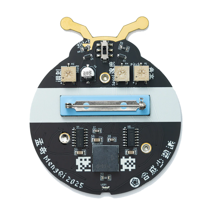 Meng Qi Cricket Solar-Powered Musical Jewellery Noise Emitting Device