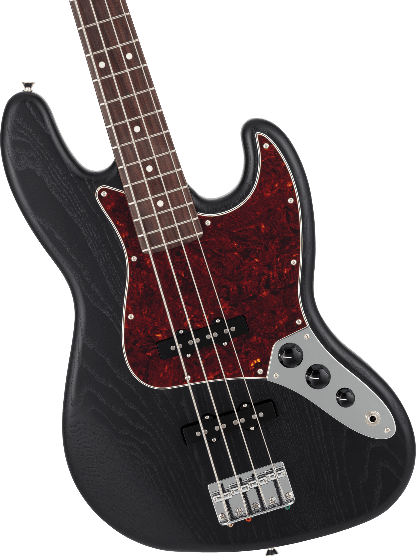 Fender Made in Japan Limited Jazz Bass Raw Ash - Black