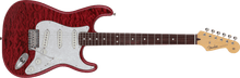 Load image into Gallery viewer, Limited Edition Fender 2024 Collection: Made in Japan Hybrid II Stratocaster - Quilt Red Beryl