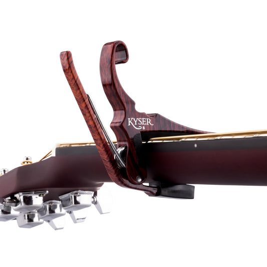 Kyser KGCRWA Rosewood Capo for Classical Guitar