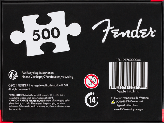 Fender 500 piece Stratocaster Puzzle