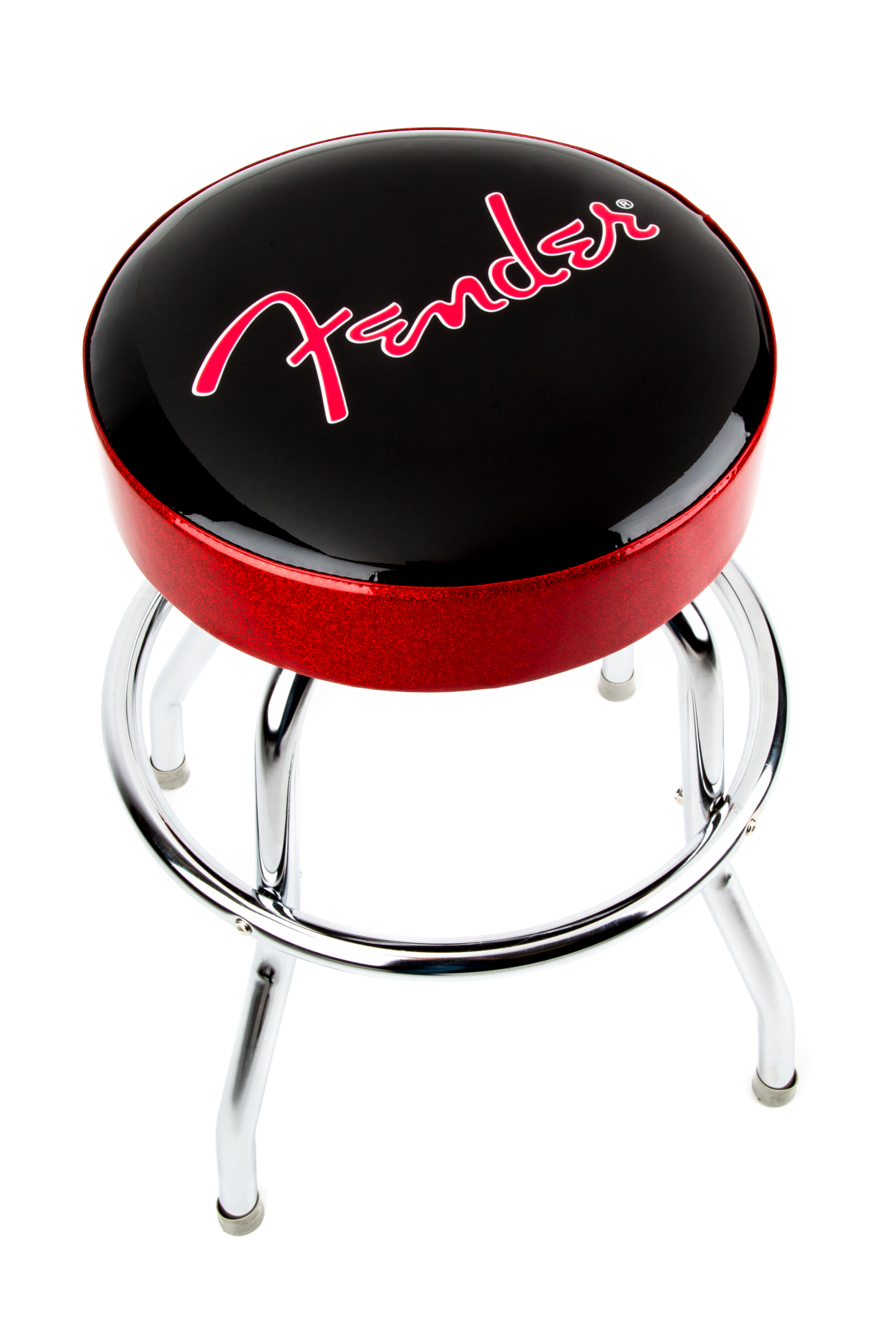 Fender Barstool - Red Sparkle Logo 24"