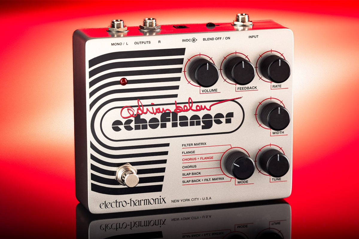Limited Edition Electro Harmonix Adrian Belew Echoflanger Pedal