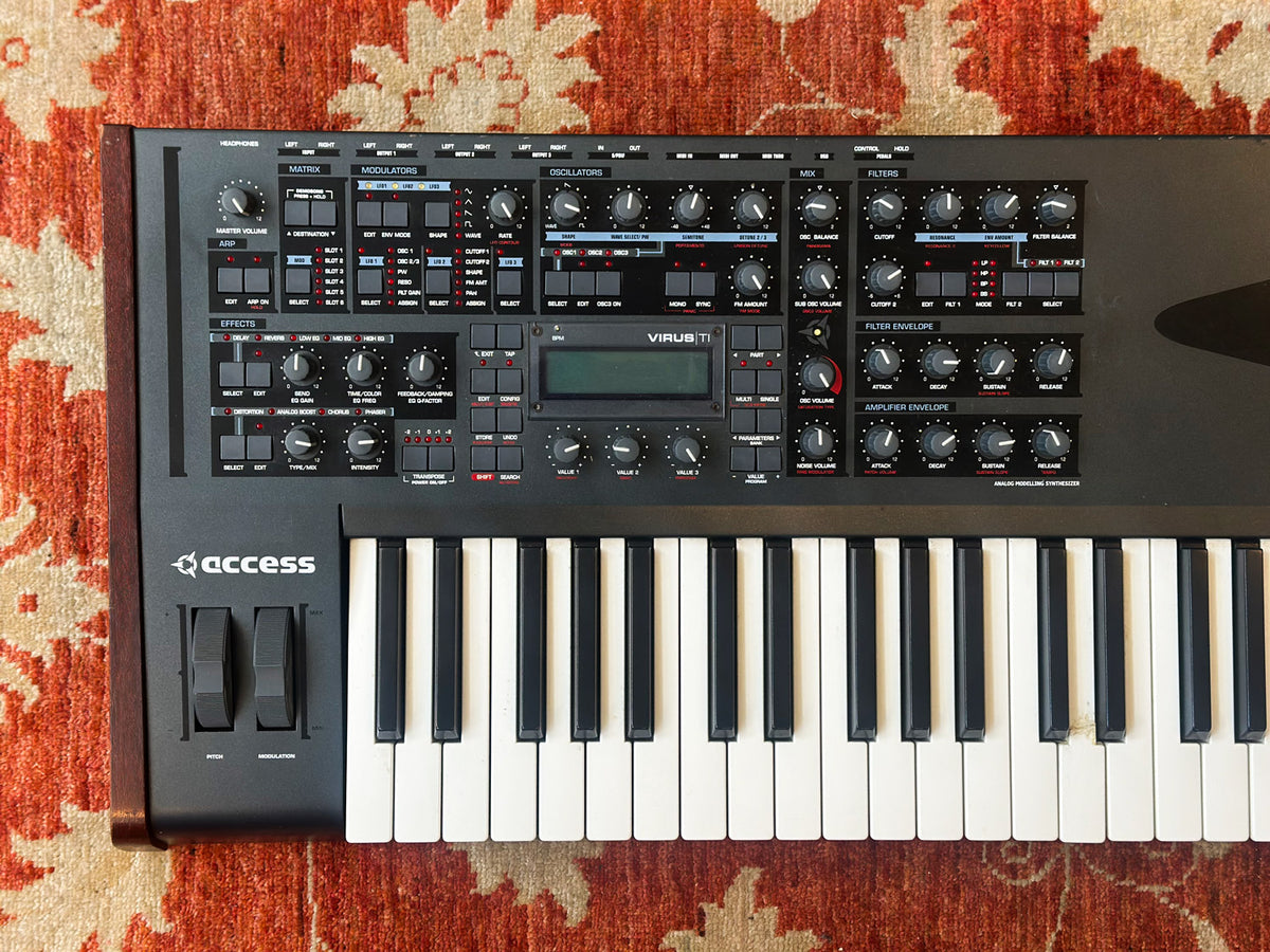 Access Virus TI 61 Key Keyboard Synthesizer w/ Road Case – Found Sound
