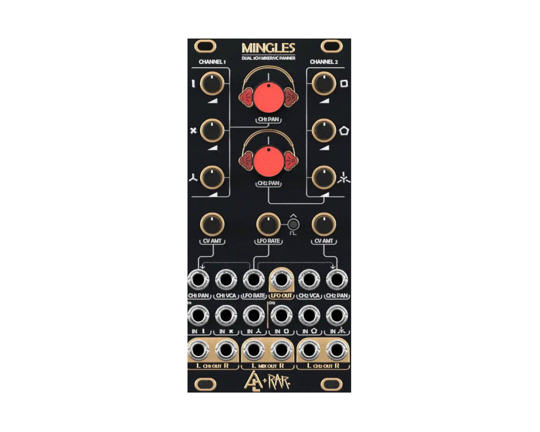 After Later Audio Mingles Dual 3 Channel Stereo Panning Mixer with built-in VC-LFO