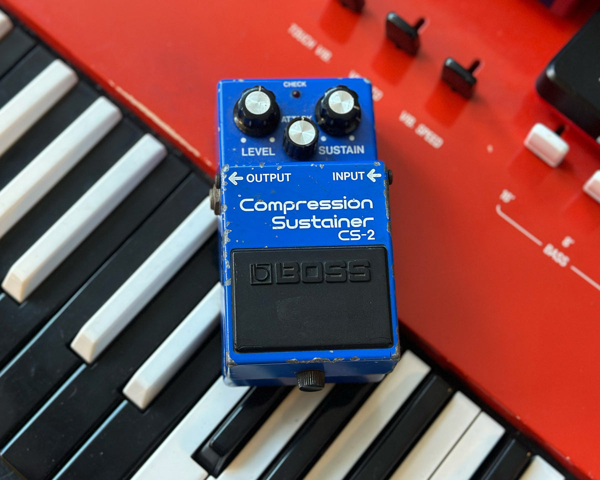 1980s Black Label BOSS CS-2 Compression Sustainer Pedal – Found Sound