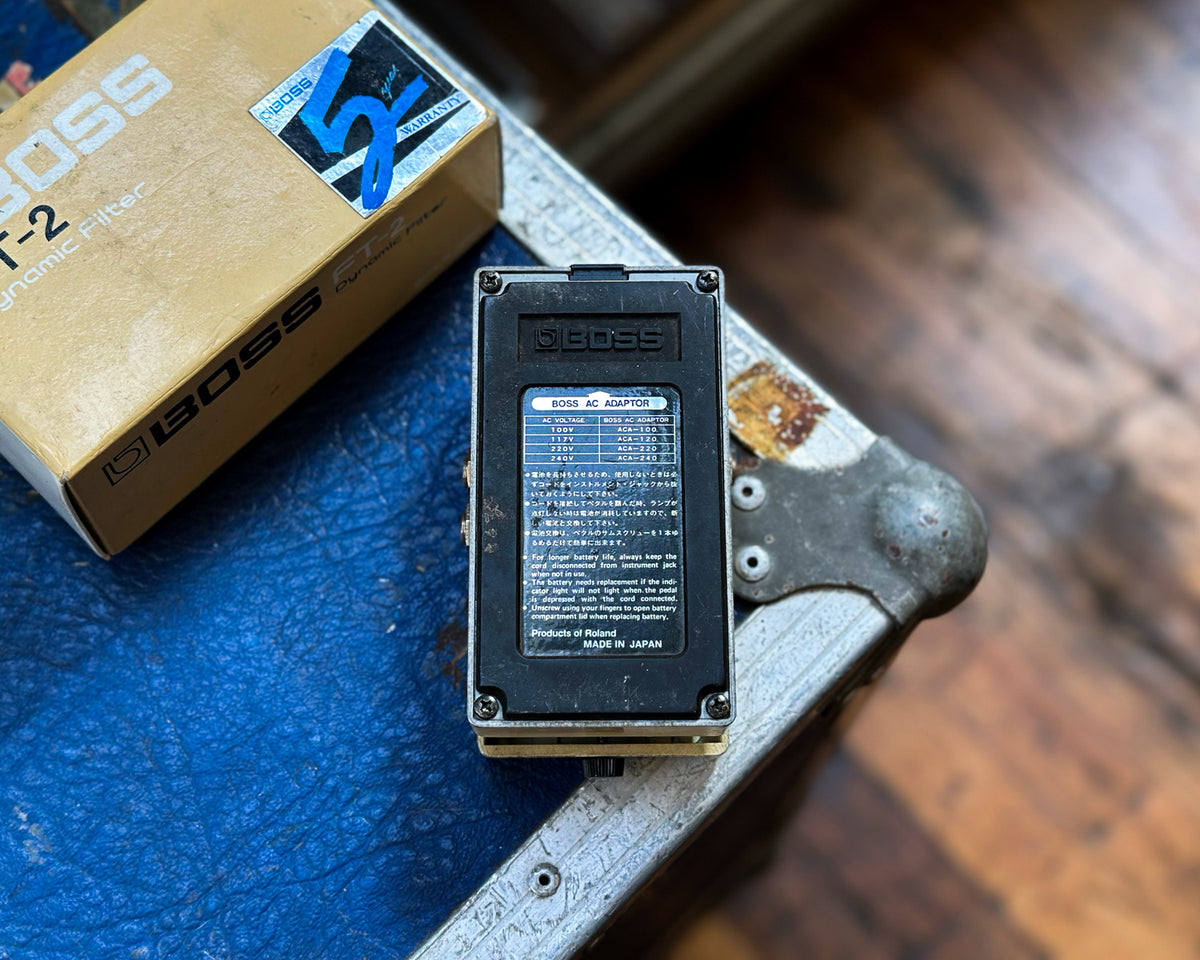 1987 MIJ BOSS FT-2 Dynamic Filter - Black Label – Found Sound 1987 MIJ BOSS FT-2 Dynamic Filter - Black Label – Found Sound