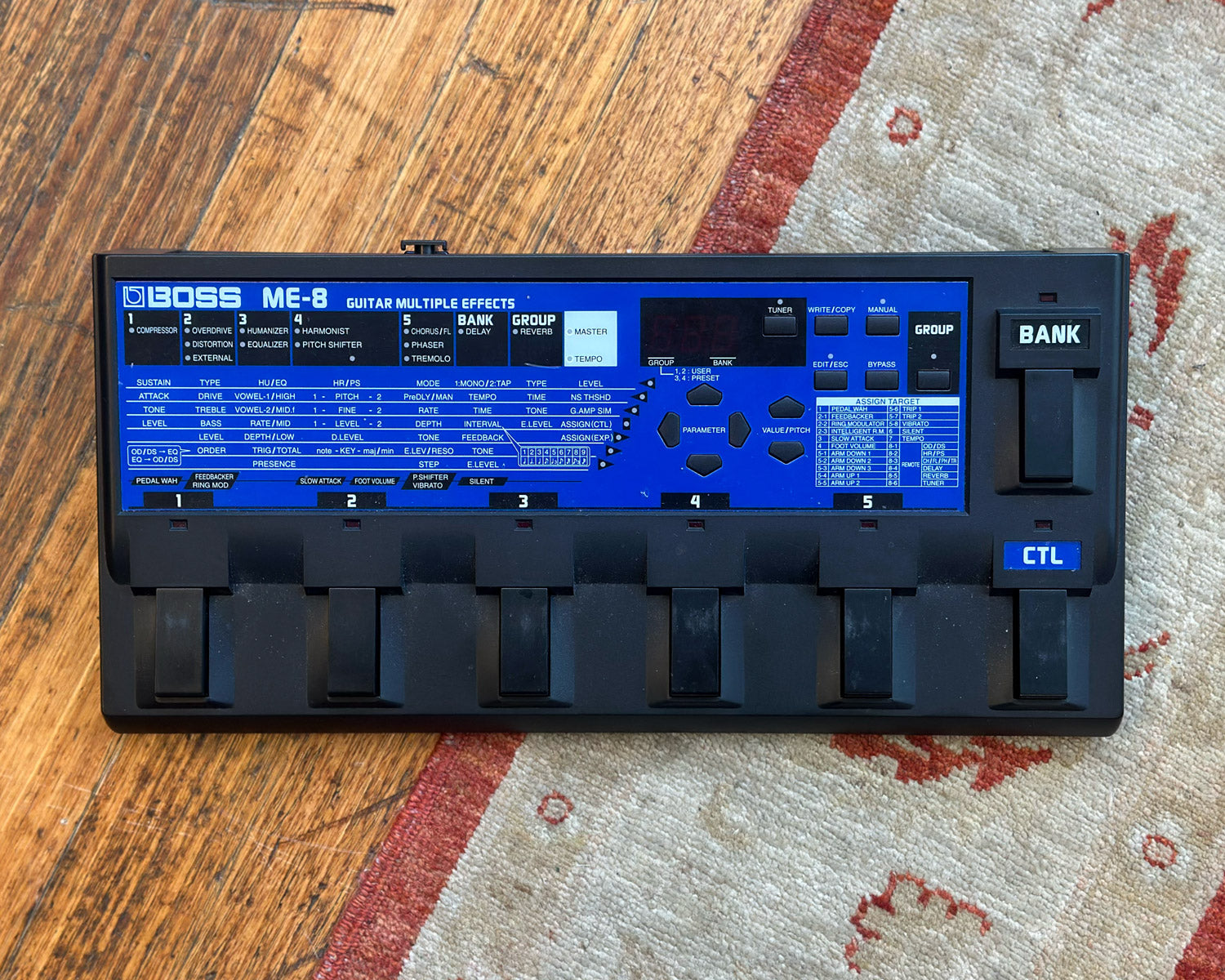 BOSS ME-8マルチエフェクター マルチエフェクター「BOSS ME-8」を現代風にモディファイする ～その2