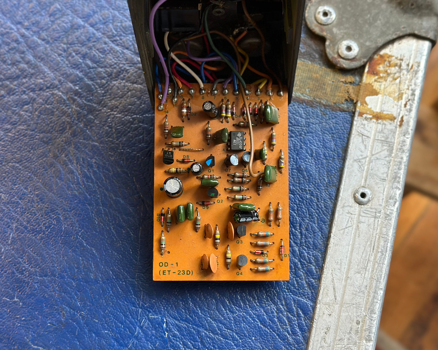 1979 BOSS OD-1 OverDrive - Silver Screw/Long Dash (Batch 0000) w/ TL4558P Chip