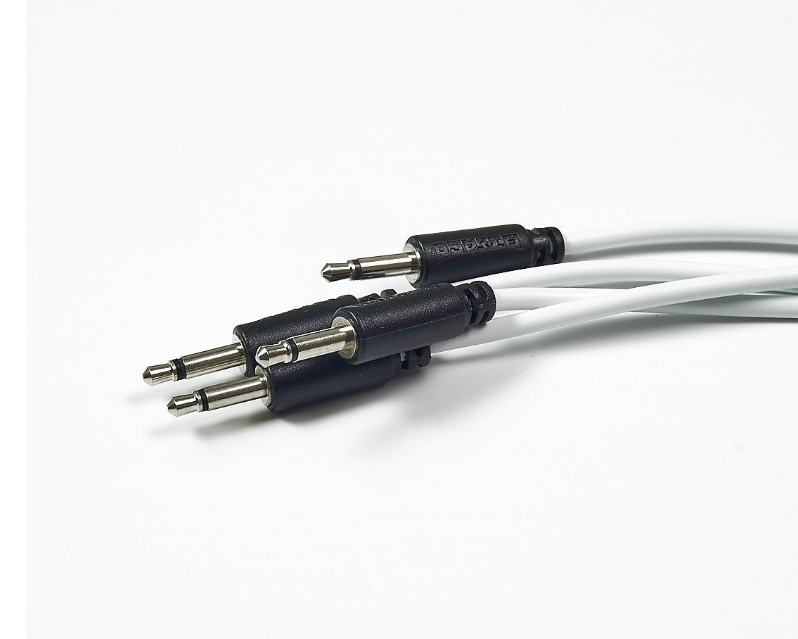 Befaco 100cm Patch Cables straight 4 pack (White)