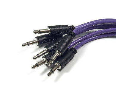Befaco 7cm Patch Cable 6 pack straight (Purple)