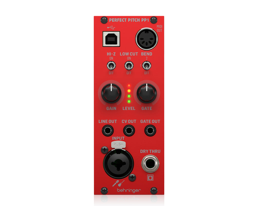 Behringer Perfect Pitch PP1 Audio to MIDI, USB & CV Converter Eurorack Module