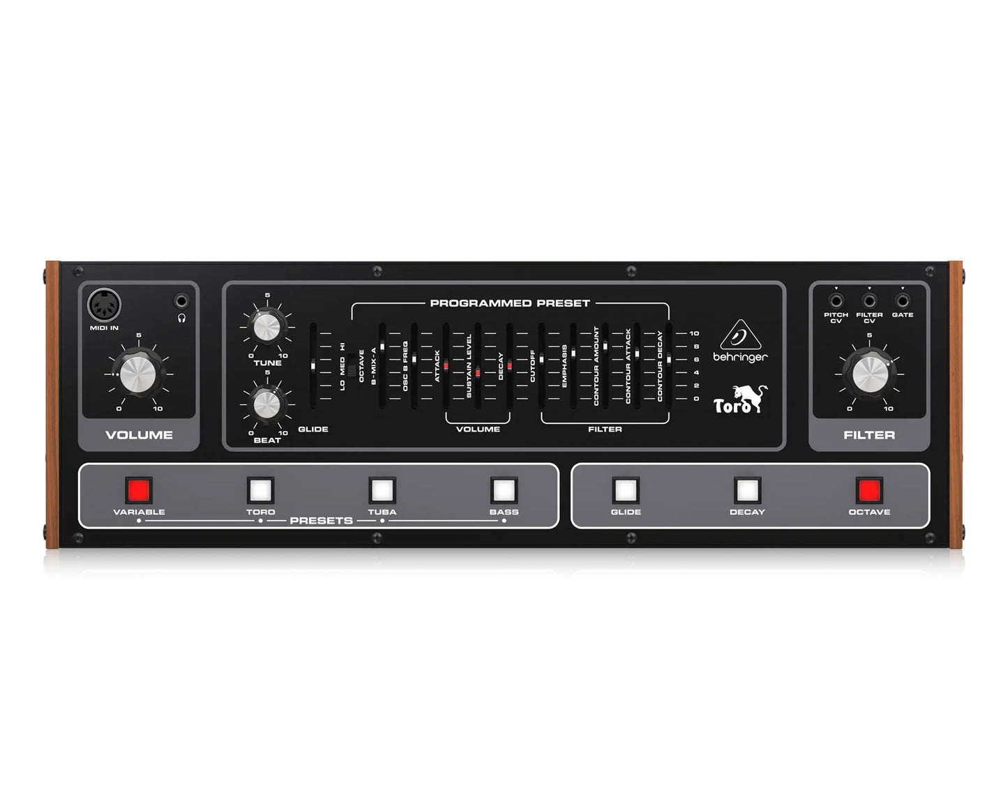 Behringer Toro Eurorack Compatible Analogue Bass Synthesizer