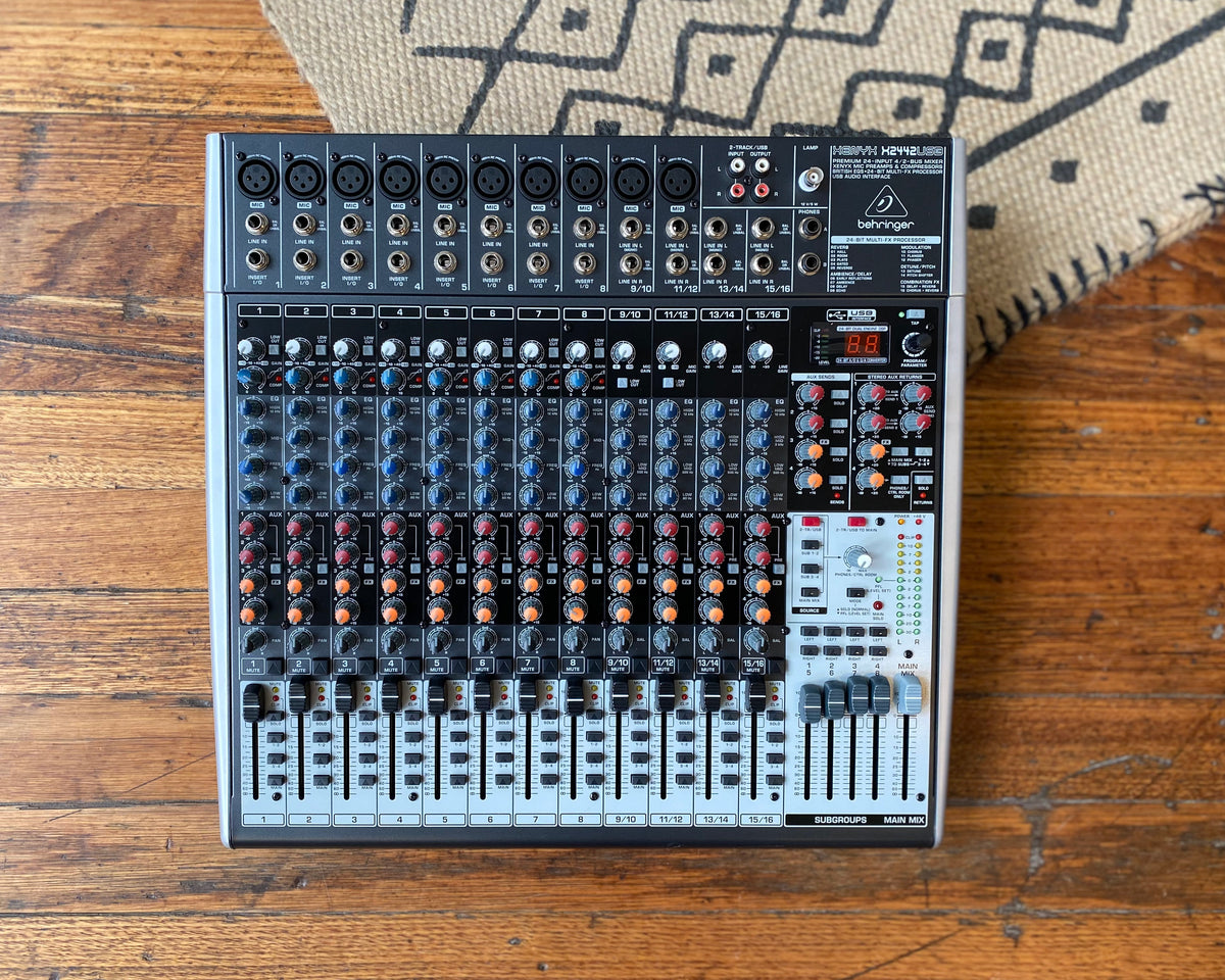 Behringer XENYX X2442USB Mixer Unopened, Unused Condition! Found Sound