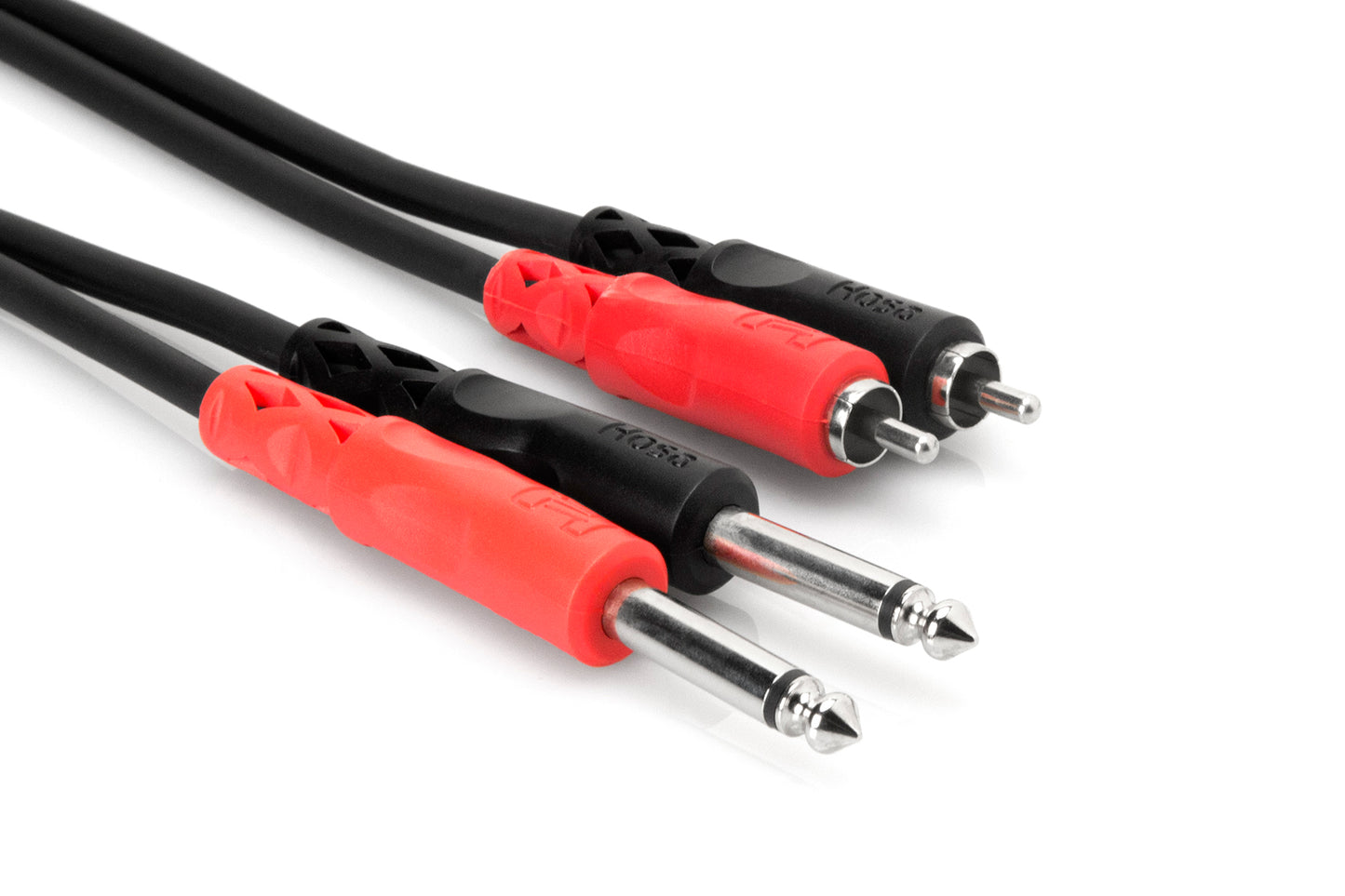 Hosa Technology CPR-201 Stereo Interconnect Dual Cable 1/4" TS - RCA