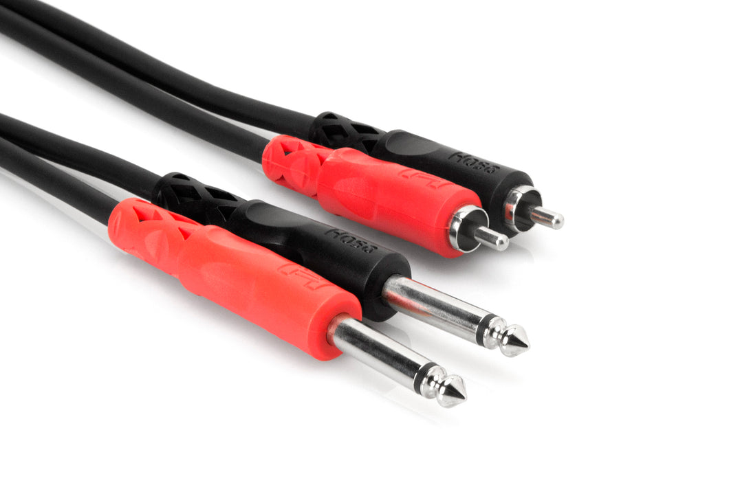 Hosa Technology CPR-201 Stereo Interconnect Dual Cable 1/4