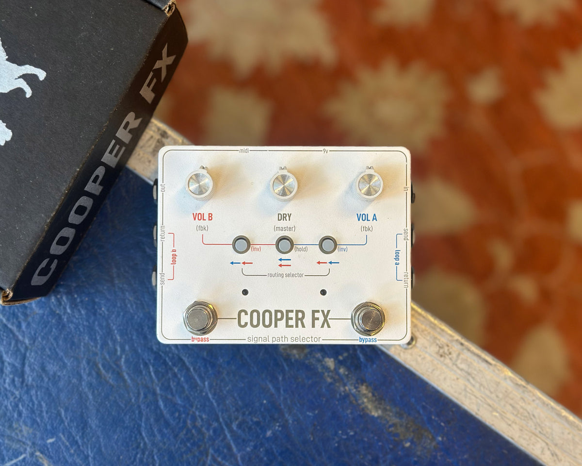 ギター Cooper FX signal path selector Cooper FX Signal Path Selector — Pedal Empire
