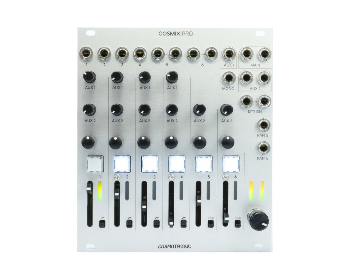 COSMOTRONIC / Cosmix Pro mixer モジュラーシンセ Cosmotronic Cosmix Pro - Silver – Found Sound