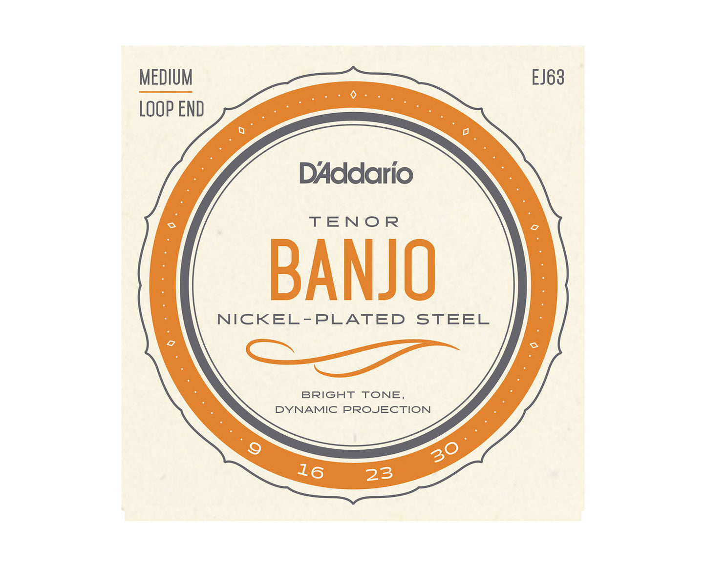 D'Addario EJ63 Tenor Banjo Strings Nickel 9-30