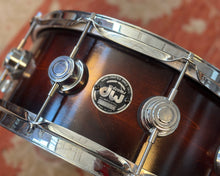 Load image into Gallery viewer, 1999 DW Collectors Series All-Maple Snare 14" x 6" - Black & Silver Badge