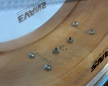 Load image into Gallery viewer, 1999 DW Collectors Series All-Maple Snare 14" x 6" - Black & Silver Badge