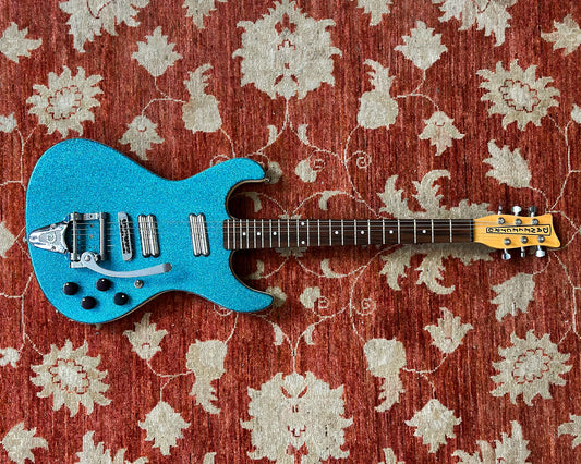 1999 Danelectro Hodad - Blue Sparkle w/Danelectro Vibrato
