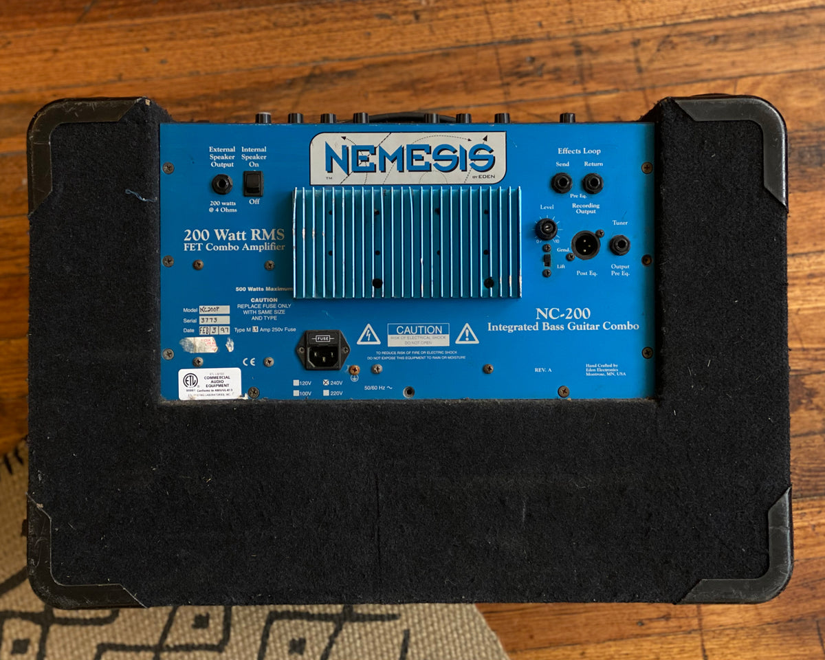NEMESIS by EDEN NC-200 ベース ギター アンプ 200Watt RMS FET