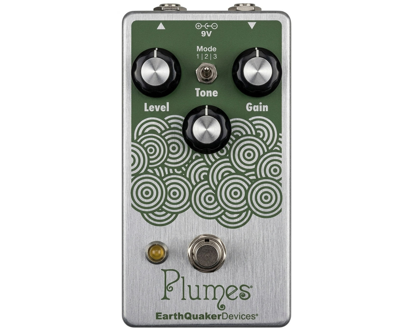 EarthQuaker Devices Plumes - FS Exclusive 2 Silver & Green